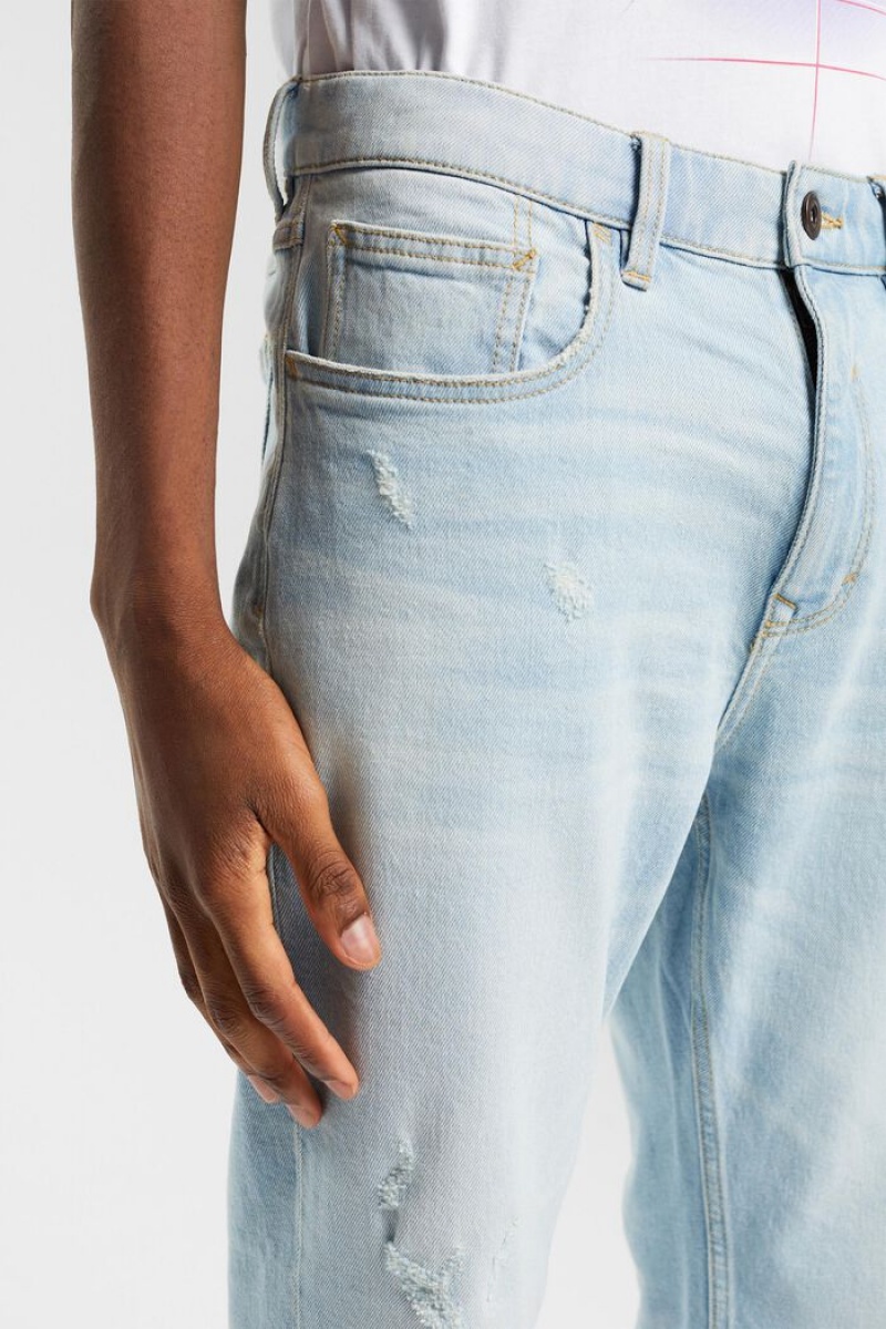 Pánské Džíny Esprit Stretch Blankyt | QTZ729013