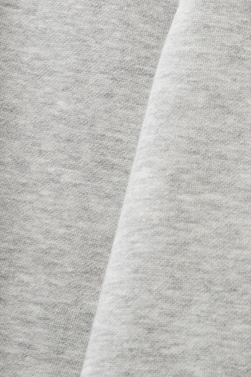 Pánské Kalhoty Esprit Embroidered Světle Šedé | GZL925071