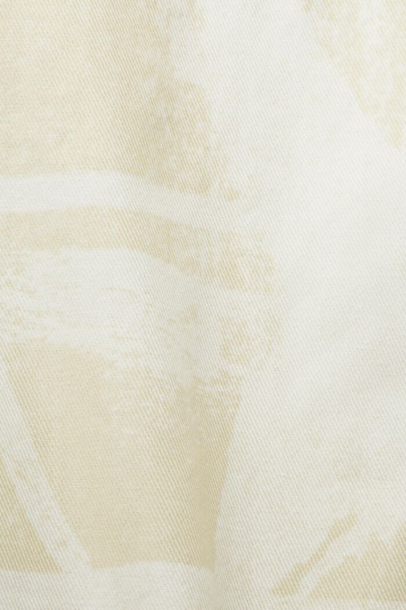 Pánské Kalhoty Esprit Rovný Leg Cargo With Pattern Béžový | DKE487251
