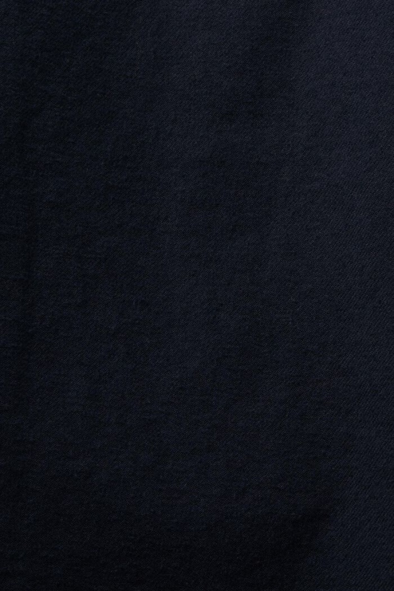 Pánské Košile Esprit Bavlněné Flannel Blankyt | INV205846