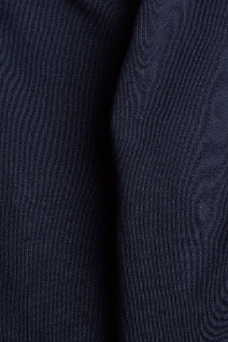 Pánské Kraťasy Esprit Blended Bavlněné Sweat Tmavě Blankyt | RPX493521