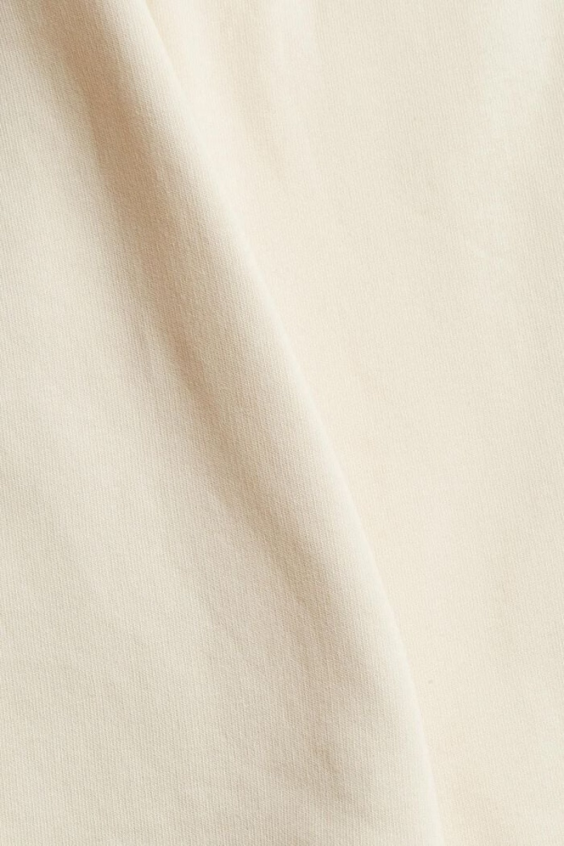 Pánské Kraťasy Esprit Blended Bavlněné Sweat Krém Béžový | WRE694583