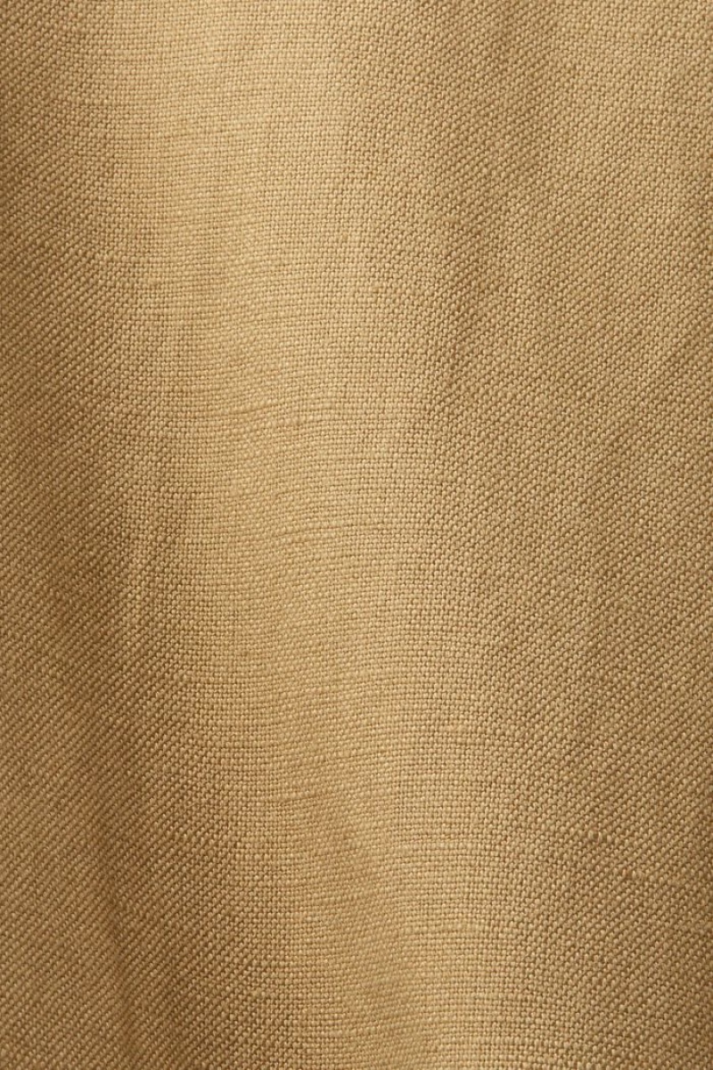 Pánské Kraťasy Esprit Chino-style Hnědožlutý Béžový | BRQ975120