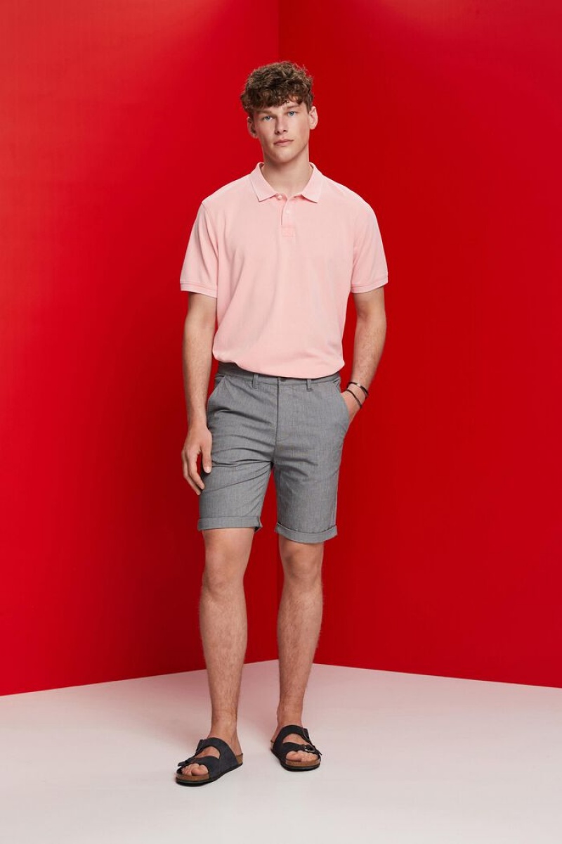 Pánské Kraťasy Esprit Chino-style Šedé | NXF728301