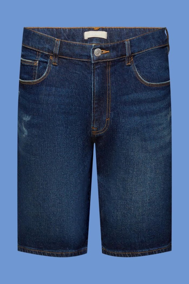 Pánské Kraťasy Esprit Jeans Bermuda Blankyt Světle | KFA290478