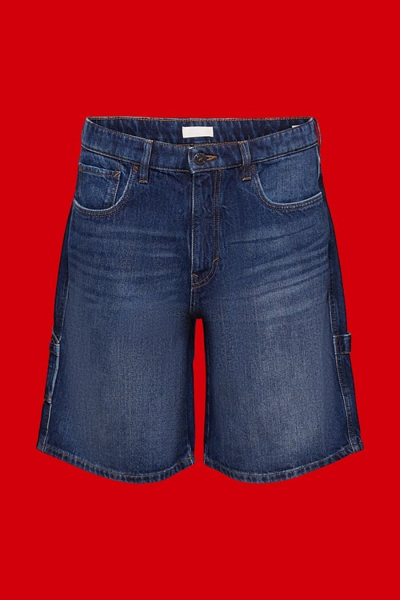 Pánské Kraťasy Esprit Relaxed Fit Denim Blankyt Světle | GZT934521