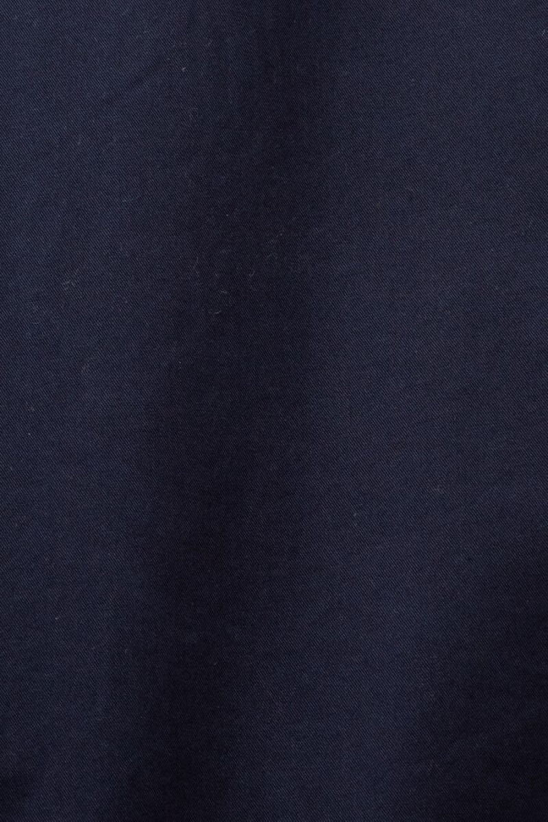 Pánské Kraťasy Esprit Sustainable Bavlněné Chino Style Tmavě Blankyt | GJX981054