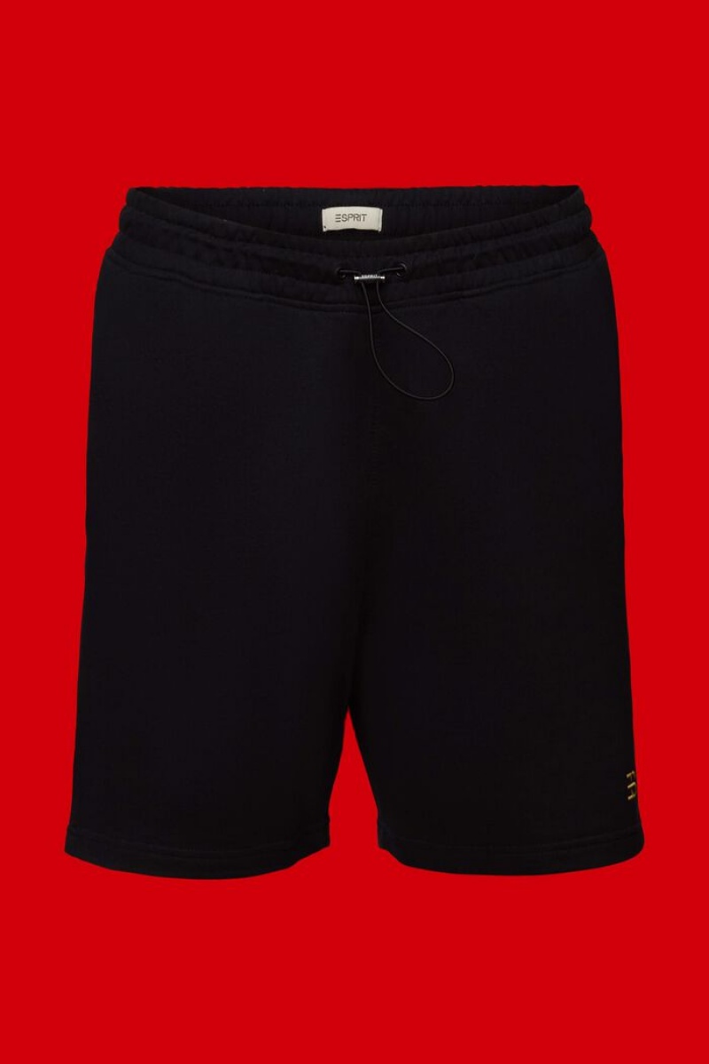 Pánské Kraťasy Esprit Sweat,100% Bavlněné Černé | GJP319056