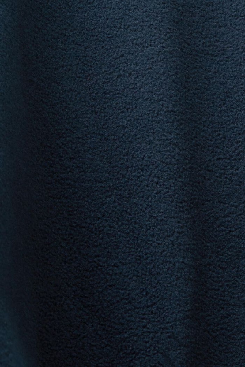 Pánské Mikina s Kapucí Esprit S Kapucí Fleece Blankyt | FRO742850