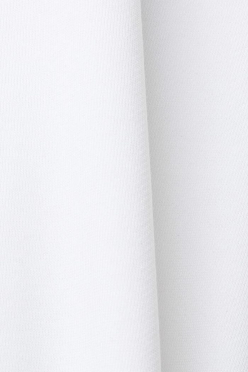 Pánské Mikiny Esprit Embroidered Logo Bílé | VOJ758169