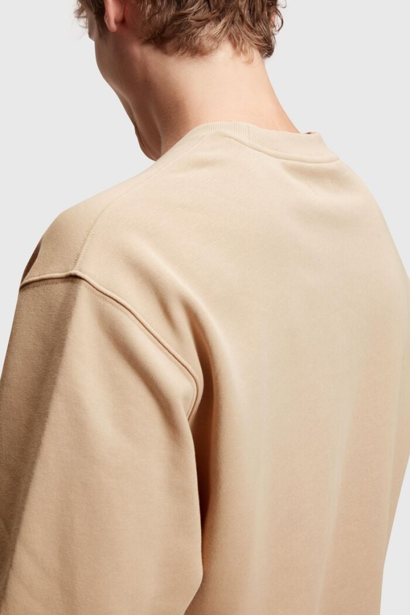 Pánské Mikiny Esprit Logo Hnědé | JCS549380