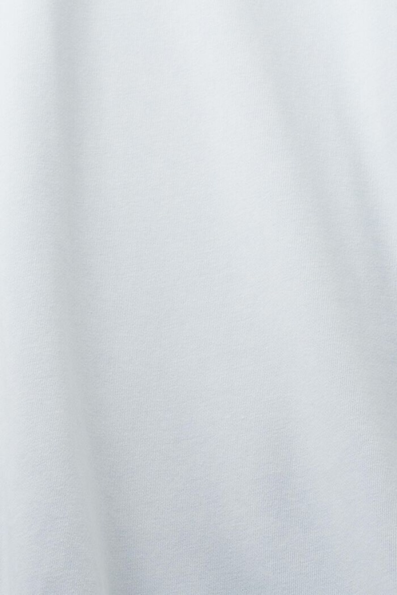 Pánské Mikiny Esprit Logo Print Crewneck Blankyt | VZQ053687