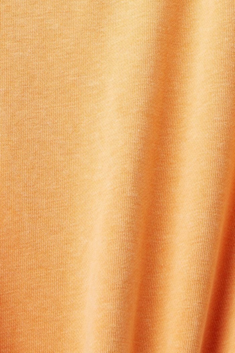 Pánské Mikiny Esprit Logo Print Crewneck Oranžové | PAV952830