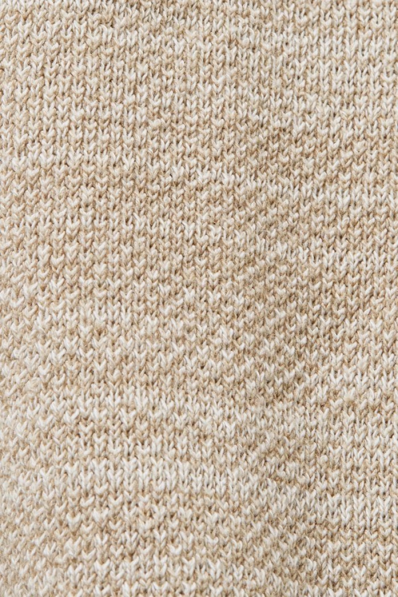Pánské Polo Triko Esprit Krátké-sleeved With A Collar Hnědé | KCG579038