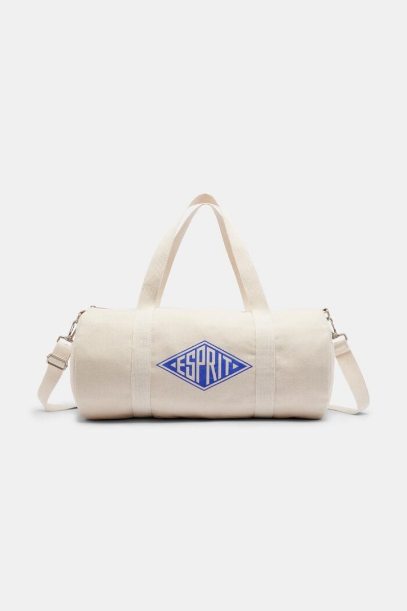 Pánské Tašky Esprit Medium-sized Duffle Světle Béžový | GIV817405
