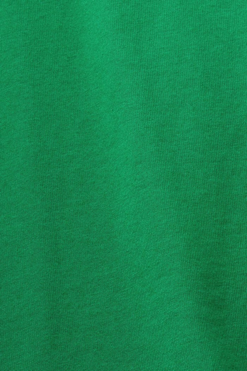 Pánské Tričko Esprit Logo Crewneck Bavlněné Zelene | PTR904658