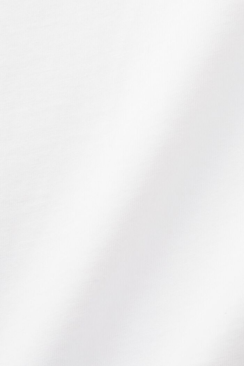 Pánské Tričko Esprit Printed,100% Bavlněné Bílé | OFU492587